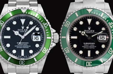 difference between rolex starbucks and kermit|Starbucks vs kermit green bezel.